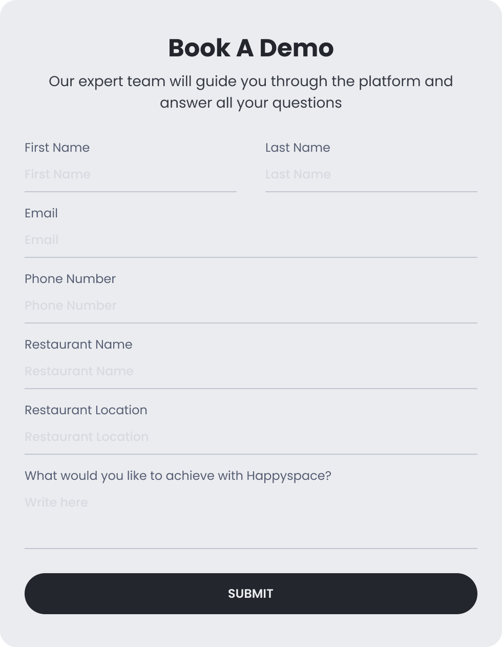 startup template